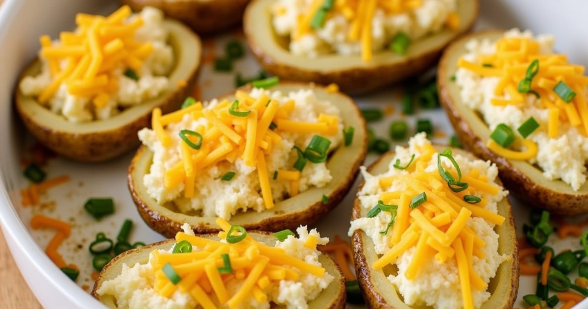 Twice-Baked Cheesy Potato